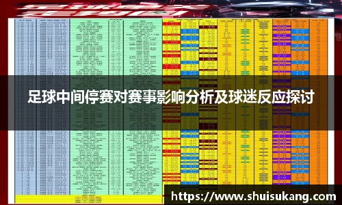 足球中间停赛对赛事影响分析及球迷反应探讨